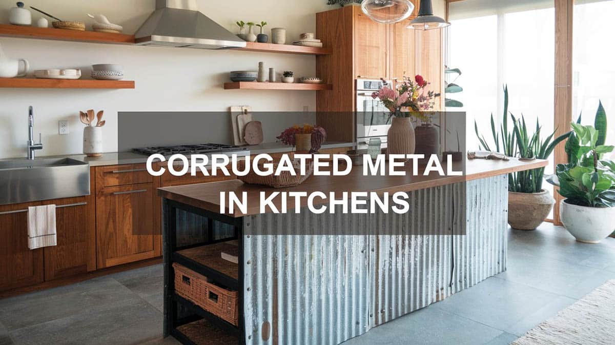 Corrugated Metal in Kitchens