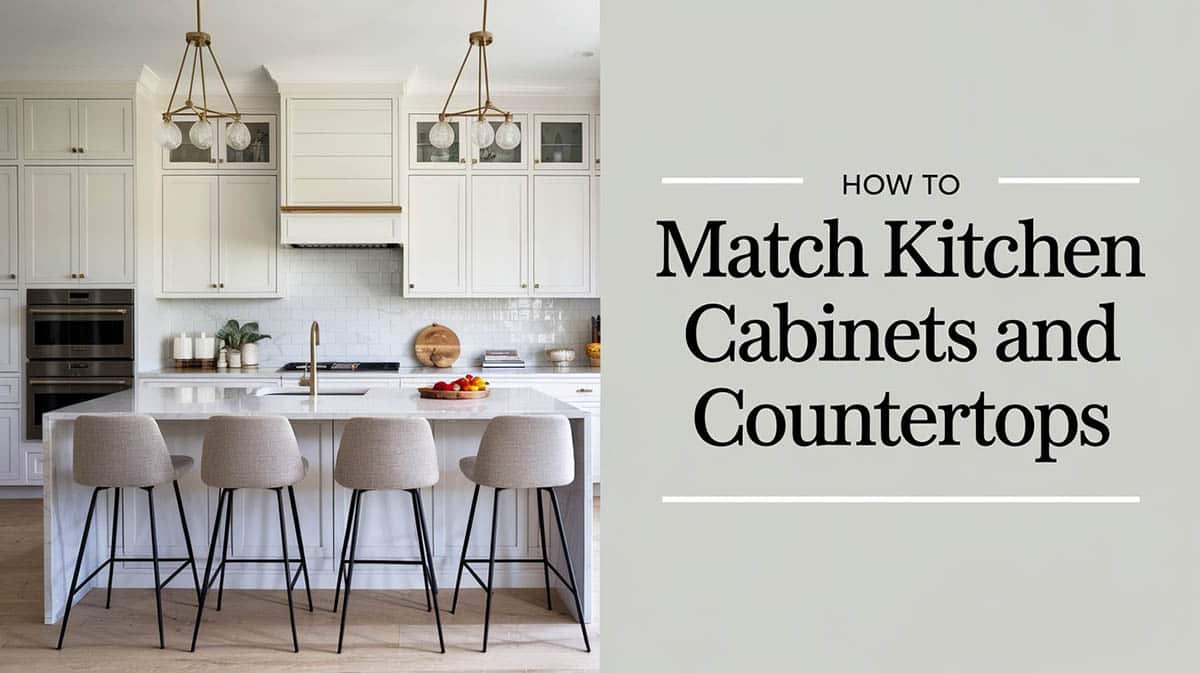 How to match kitchen cabinets with countertops