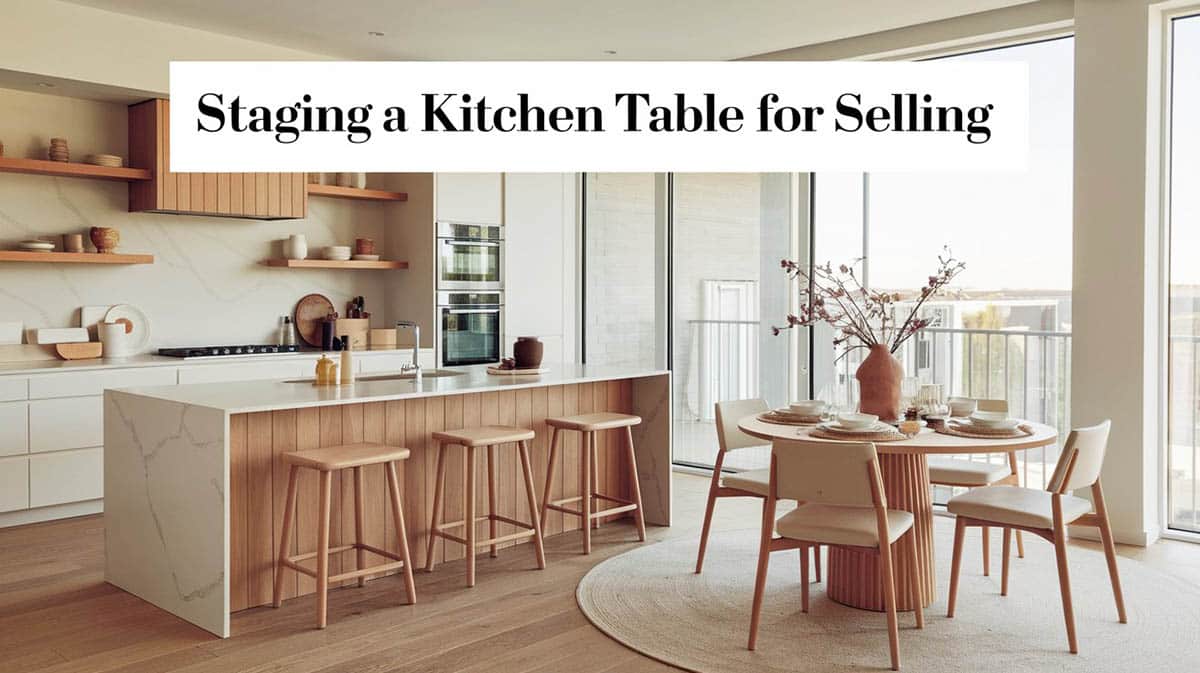 Staging a Kitchen Table for Selling