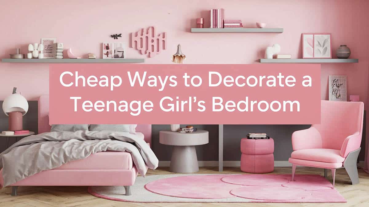 Cheap ways to decorate a teenage girls bedroom