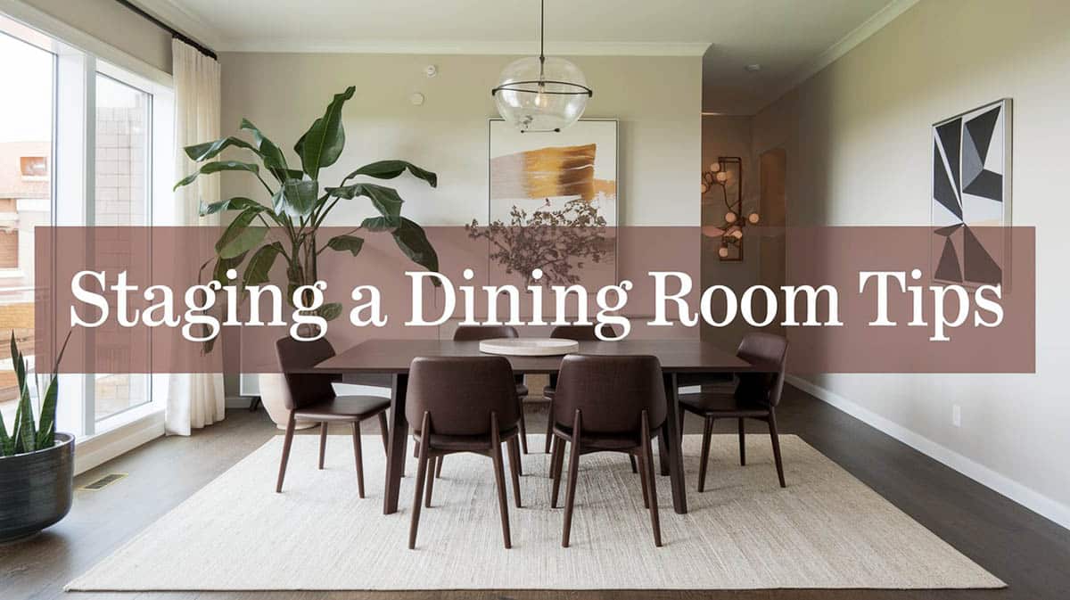 Staging a dining room tips