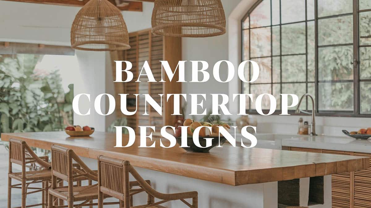 Bamboo countertop designs