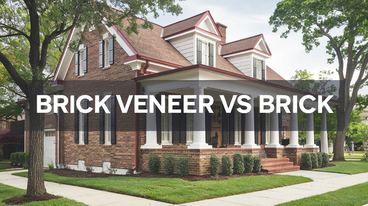 Brick veneer vs brick