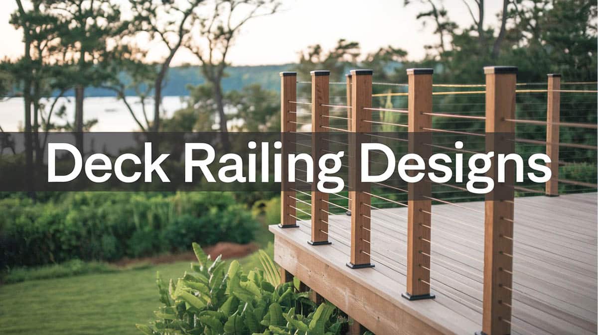 Deck railing designs