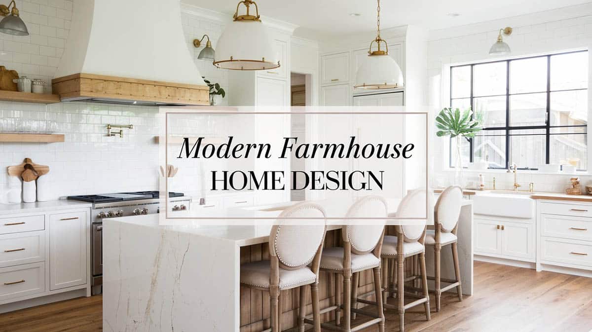 Modern farmhouse home design