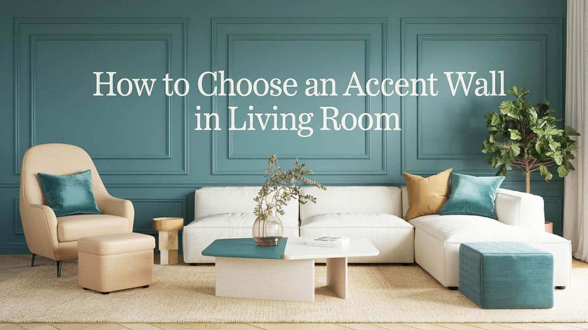 How to choose and accent wall in living room