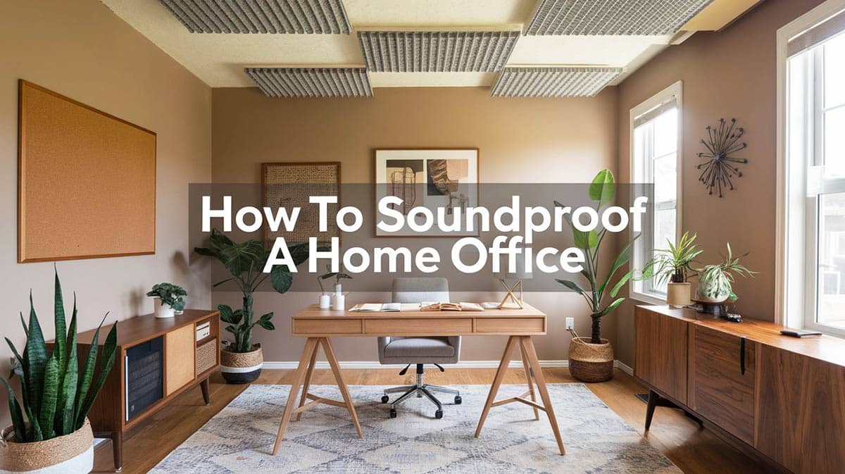 How to soundproof a home office