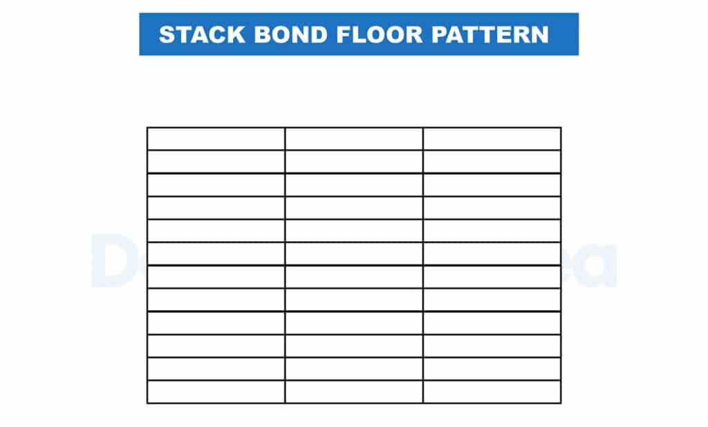 stack bond pattern