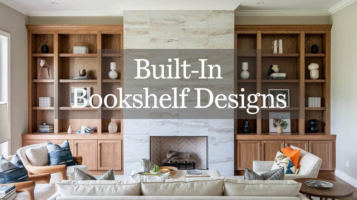 Built-In Bookshelf Designs