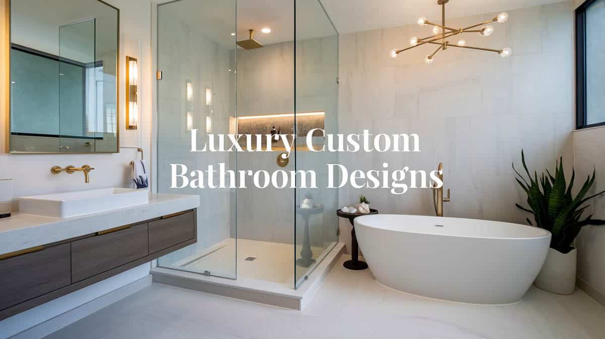 Luxury custom bathroom designs